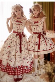 Urtto Apple Tea Skirt JSK and Set(Reservation/2 Colours/Full Payment Without Shipping)